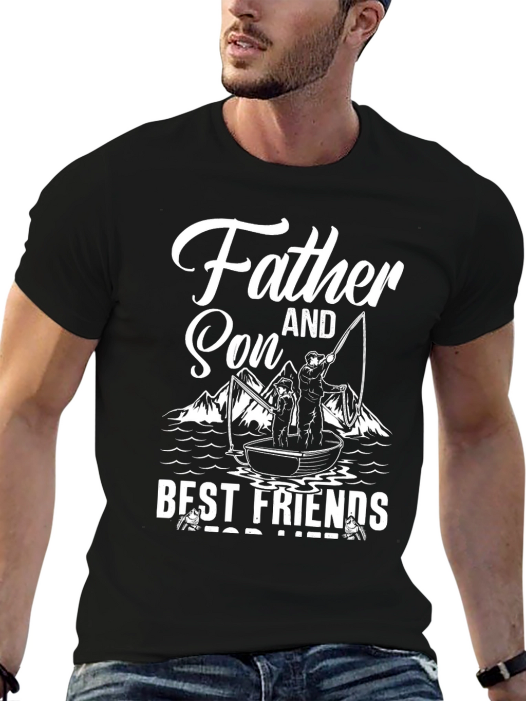 Father & Son Best Friends Fishing T-Shirt