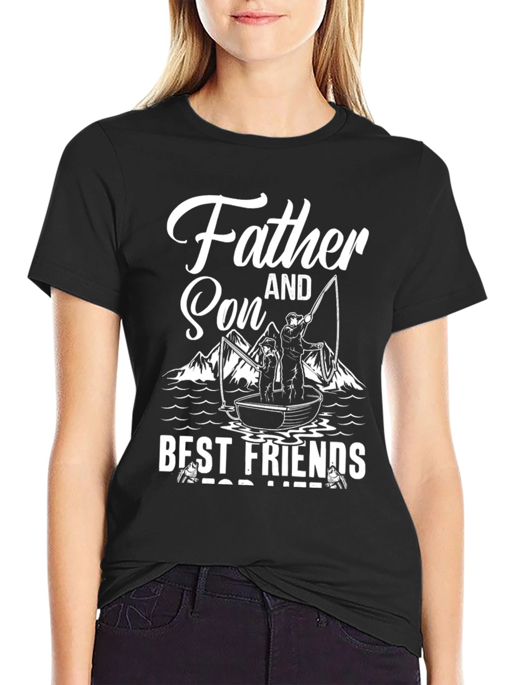 Father & Son Best Friends Fishing T-Shirt