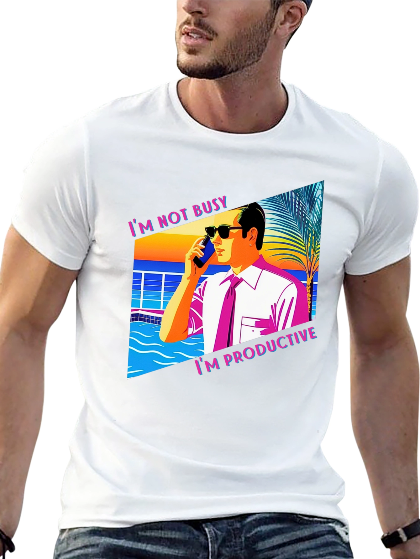 Im Not Busy T-Shirt Funny Productive Business Tee