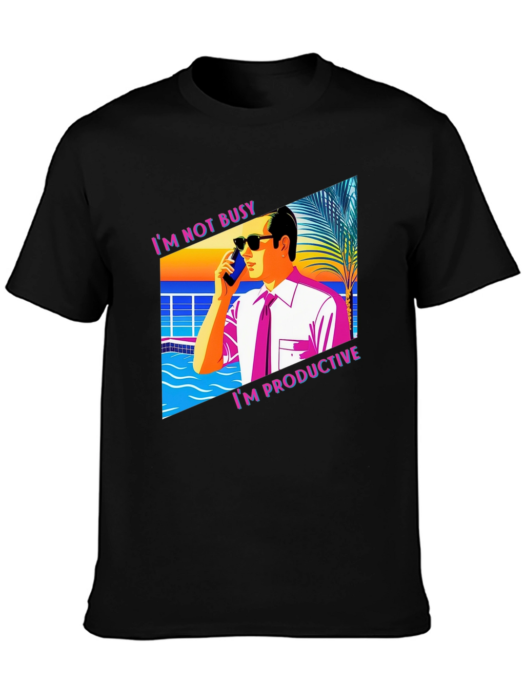 Im Not Busy T-Shirt Funny Productive Business Tee
