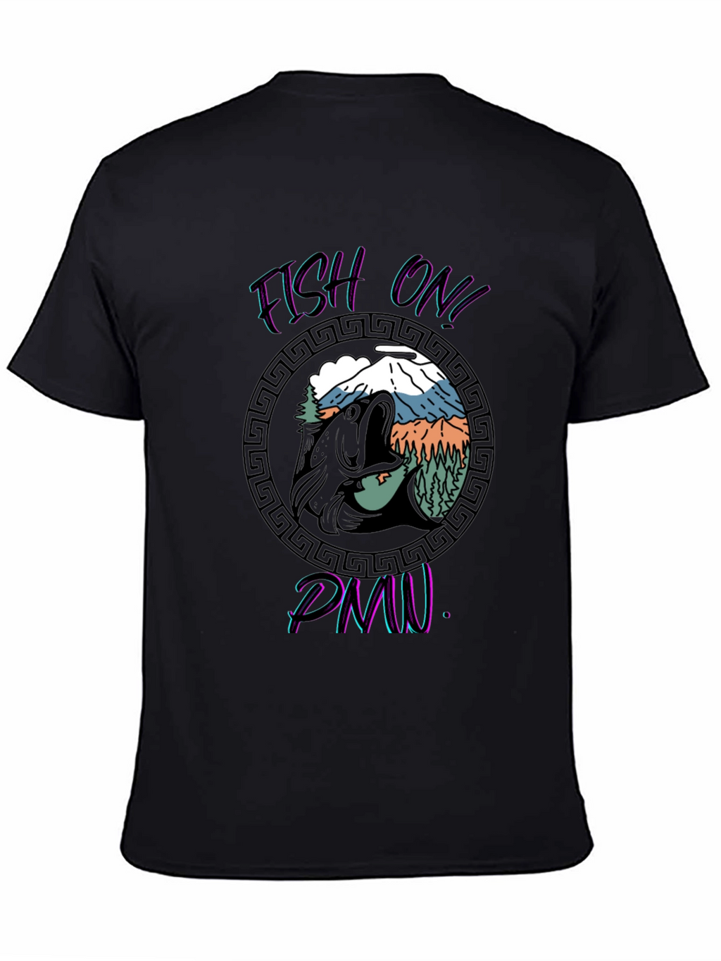 Fish On! Graphic Print T-Shirt