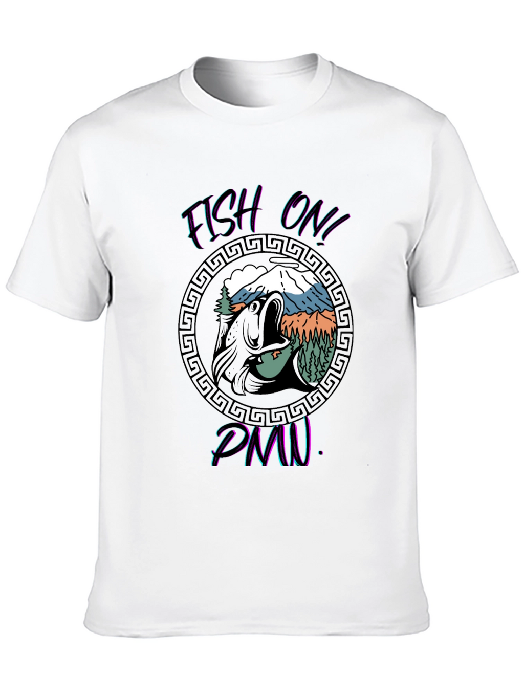 Fish On! Graphic Print T-Shirt