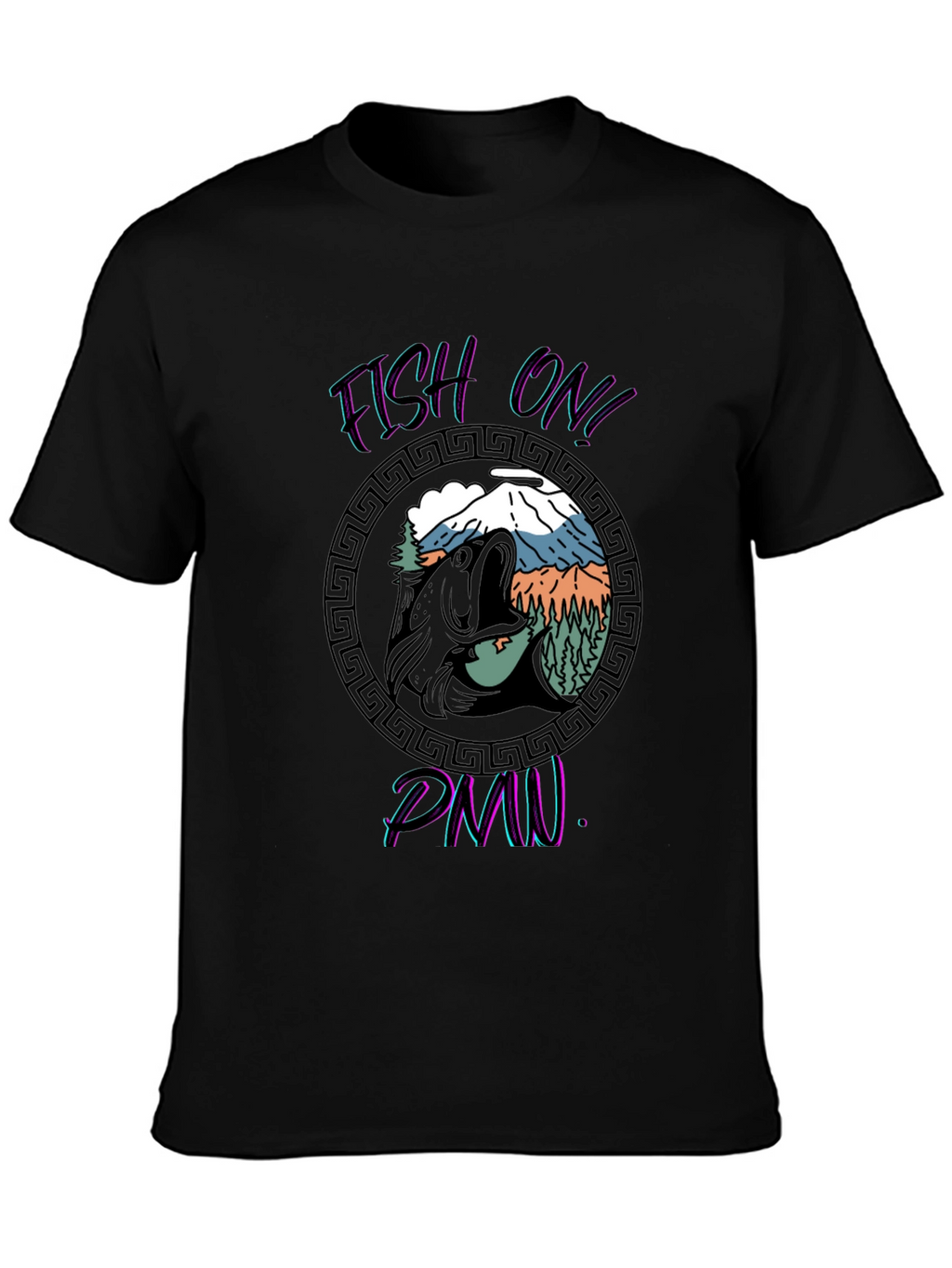 Fish On! Graphic Print T-Shirt