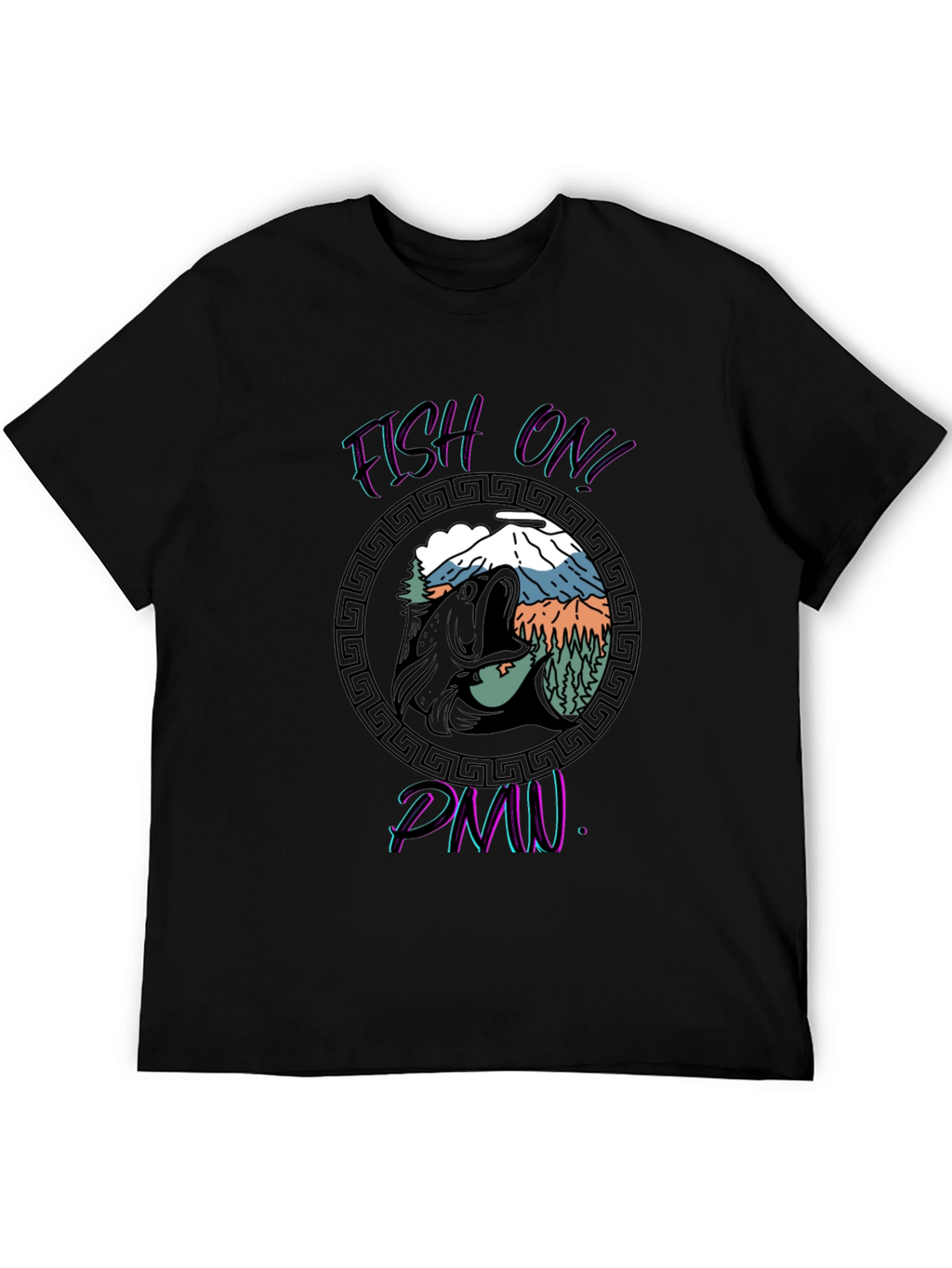 Fish On! Graphic Print T-Shirt