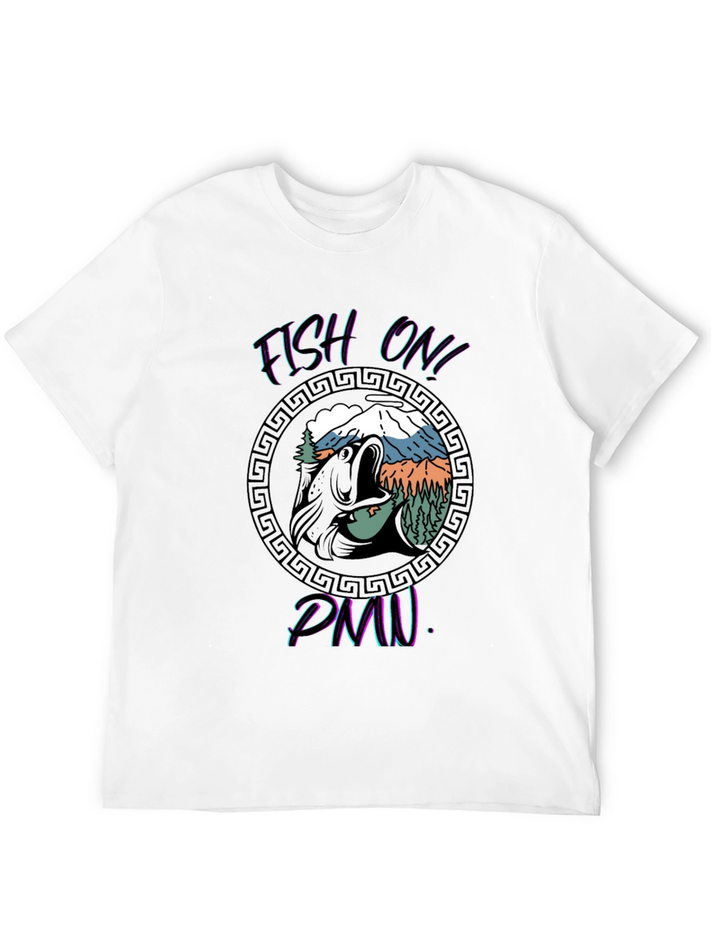 Fish On! Graphic Print T-Shirt