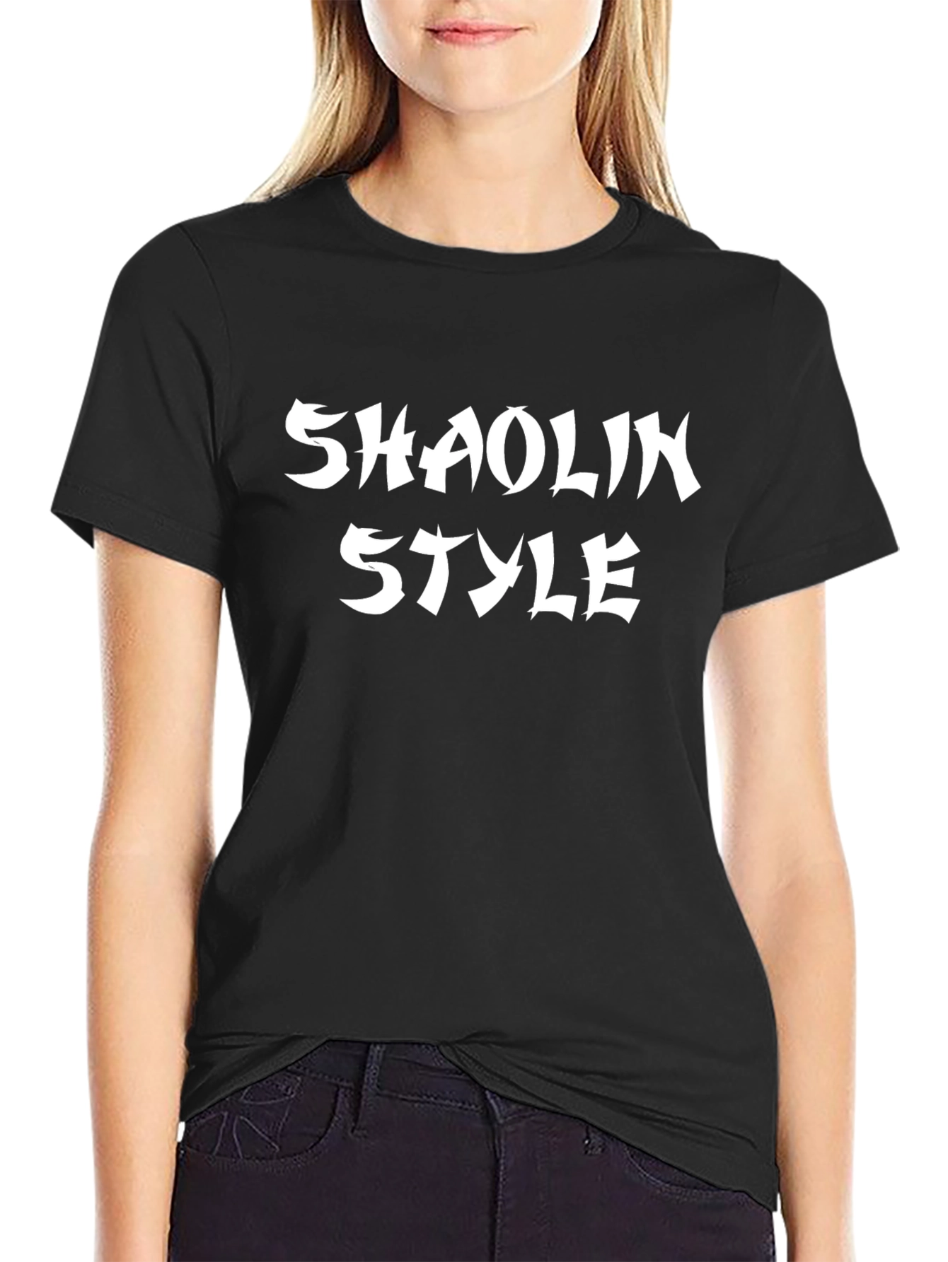 Shaolin Style Black Graphic Tee