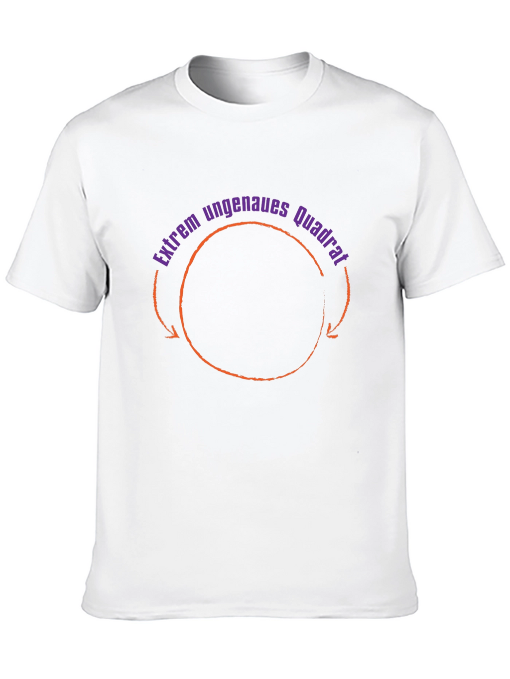 Extrem ungenaues Quadrat T-Shirt - Black