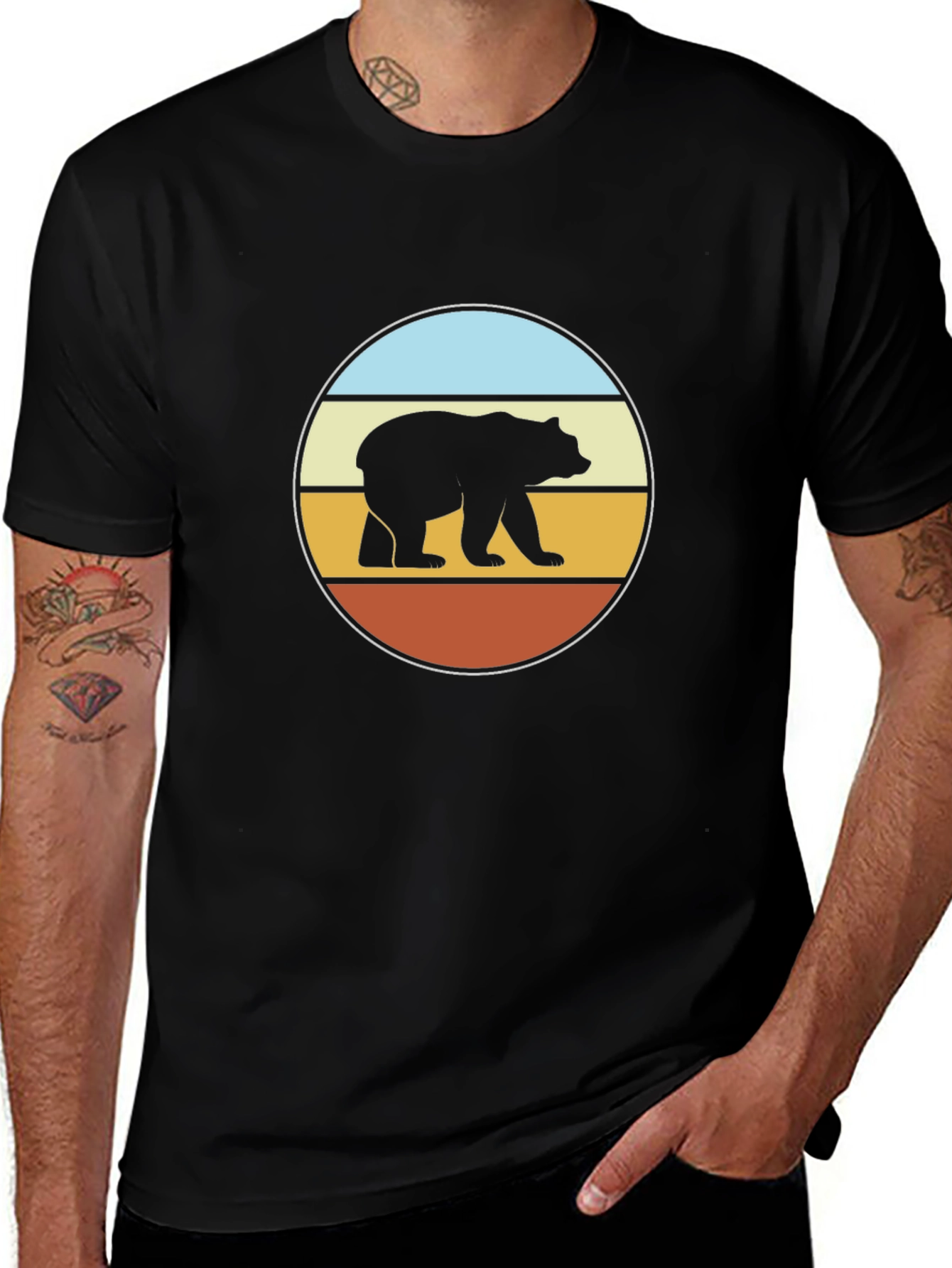 Retro Bear Graphic Tee