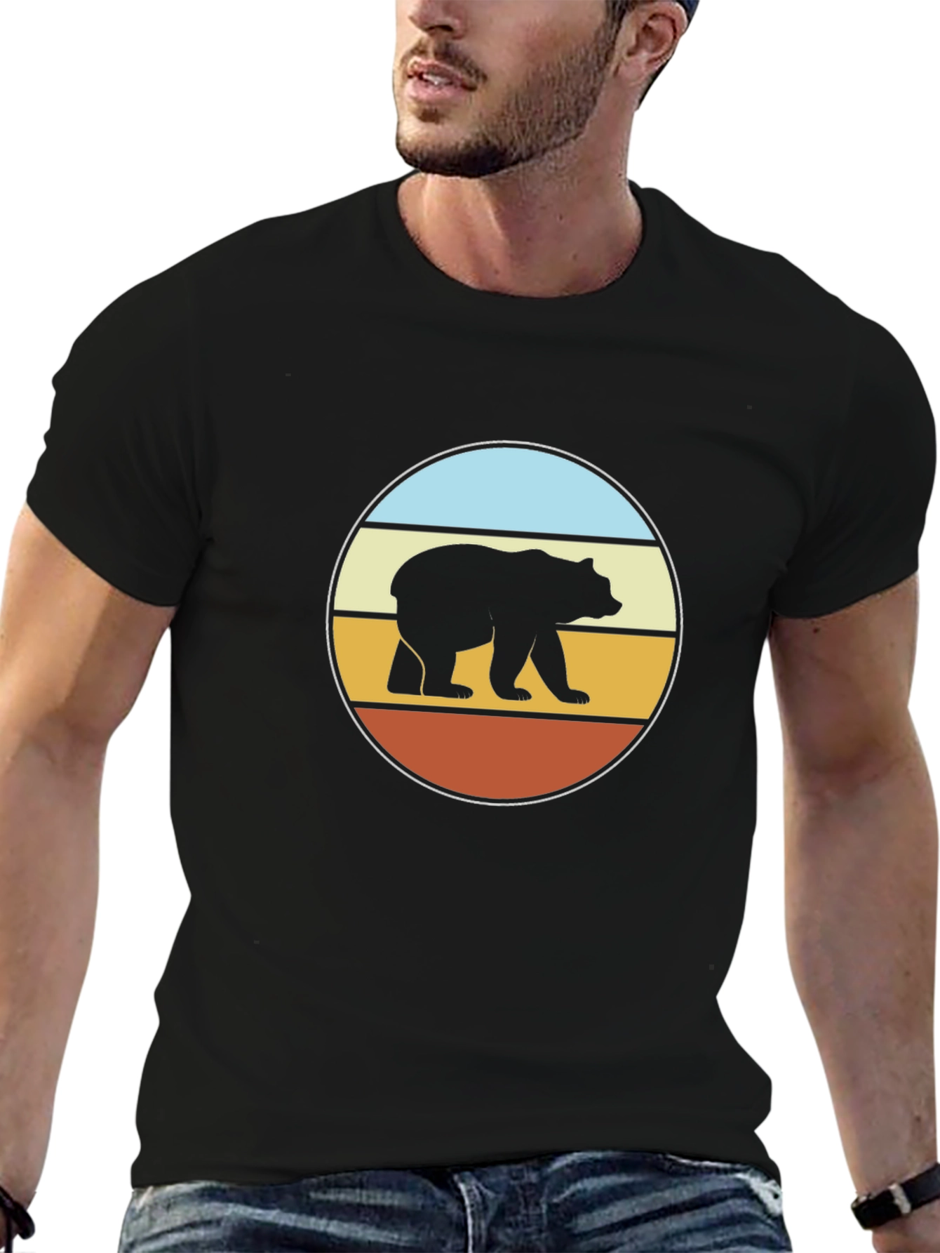 Retro Bear Graphic Tee