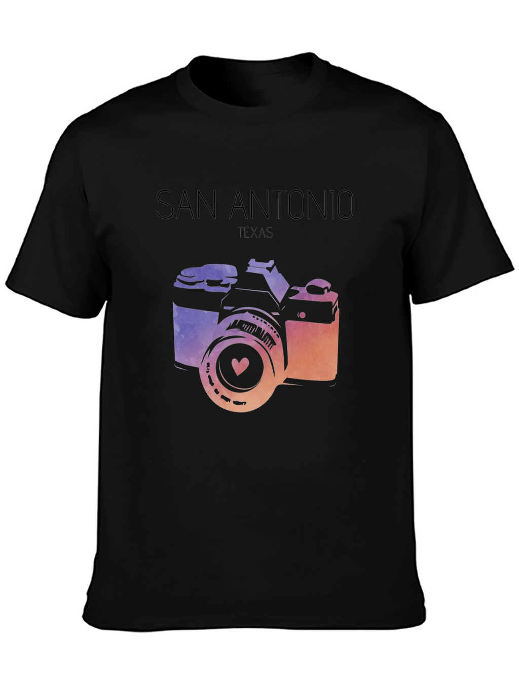 San Antonio Camera T-Shirt - Texas Photo Design