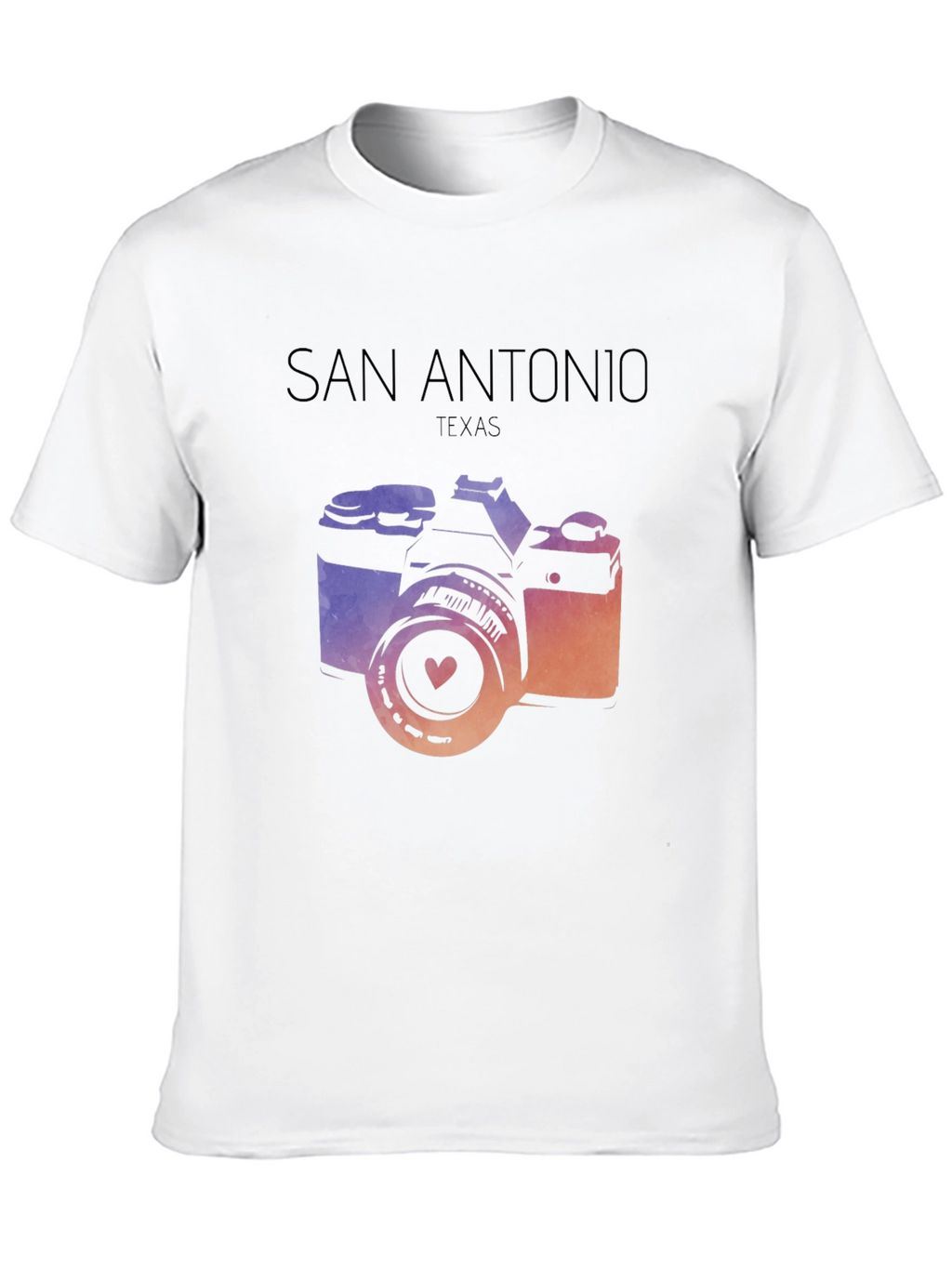 San Antonio Camera T-Shirt - Texas Photo Design