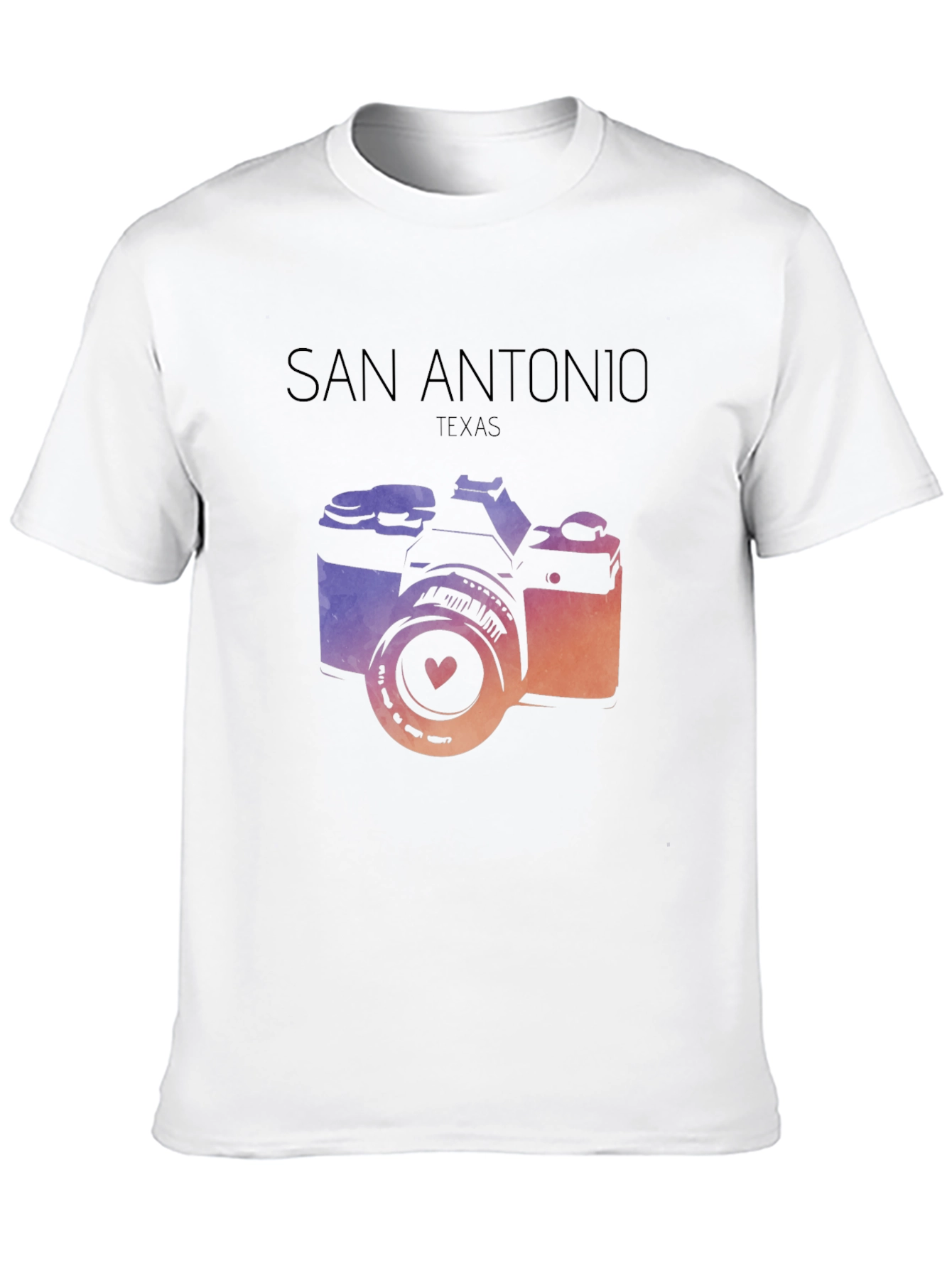 San Antonio Camera T-Shirt - Texas Photo Design
