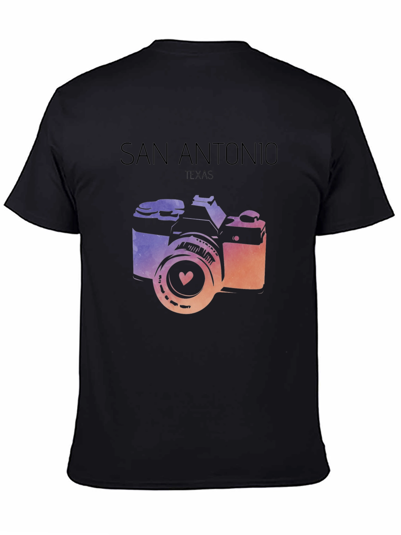 San Antonio Camera T-Shirt - Texas Photo Design