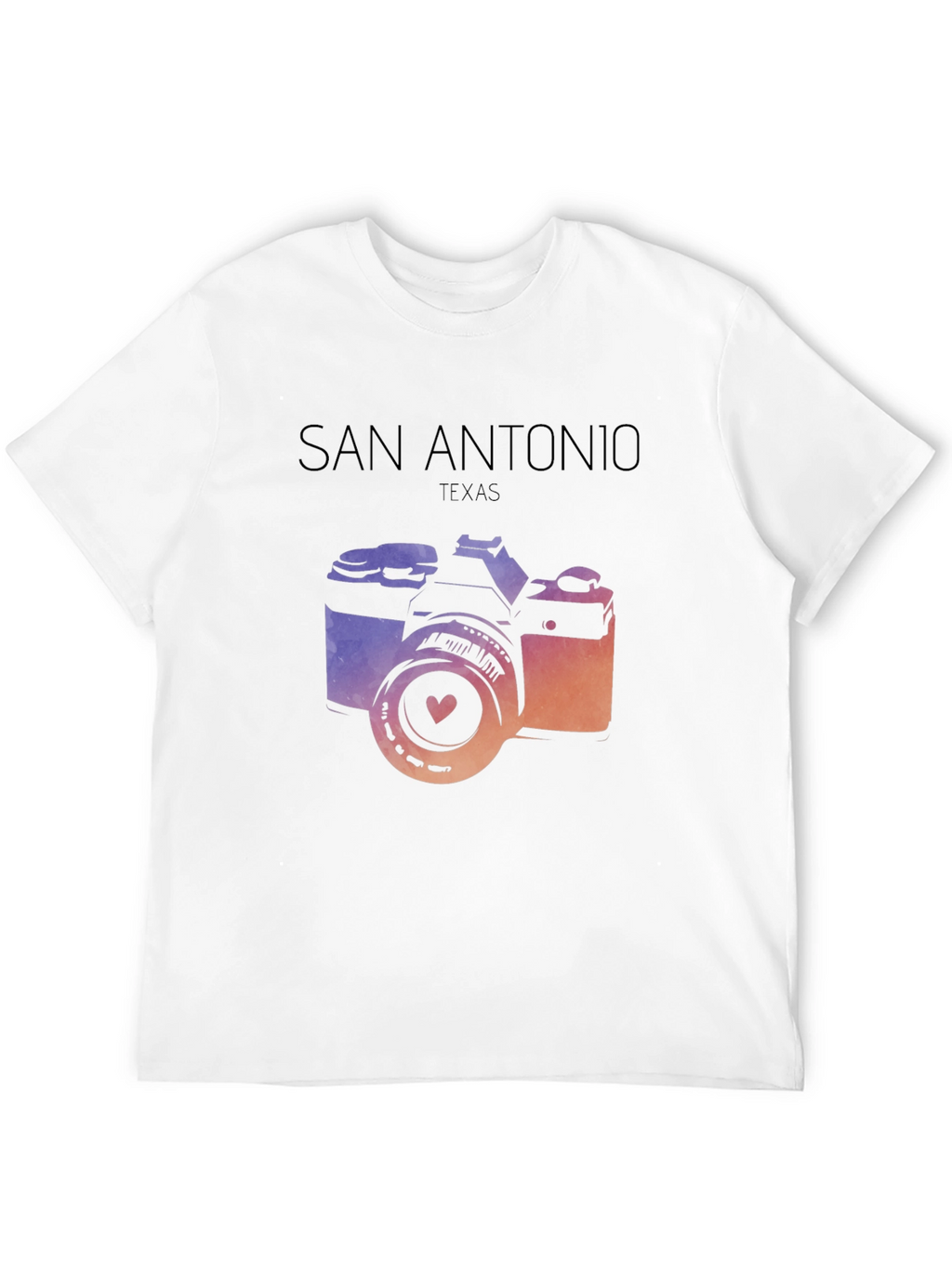 San Antonio Camera T-Shirt - Texas Photo Design