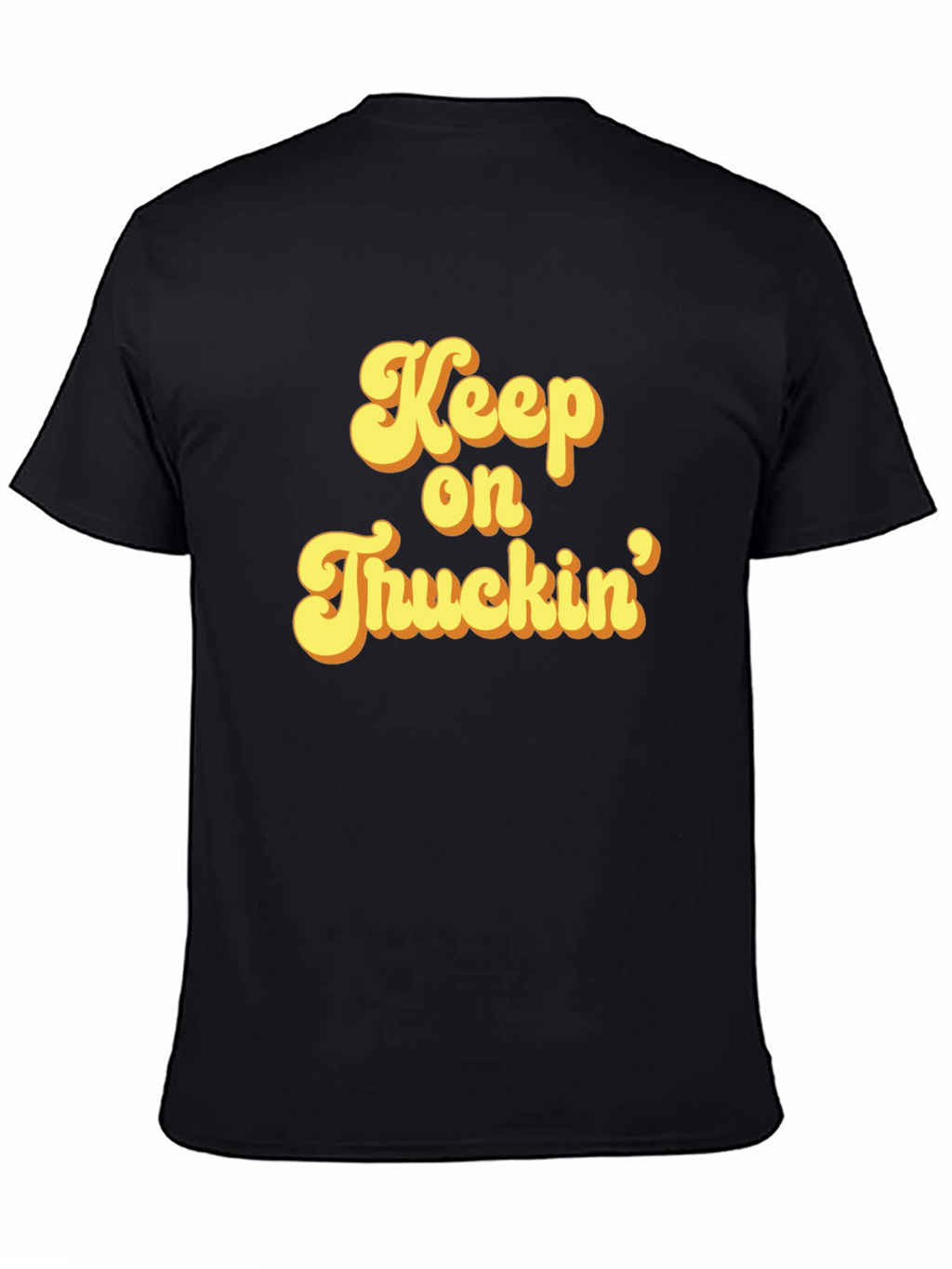 Keep On Truckin Black Graphic T-Shirt