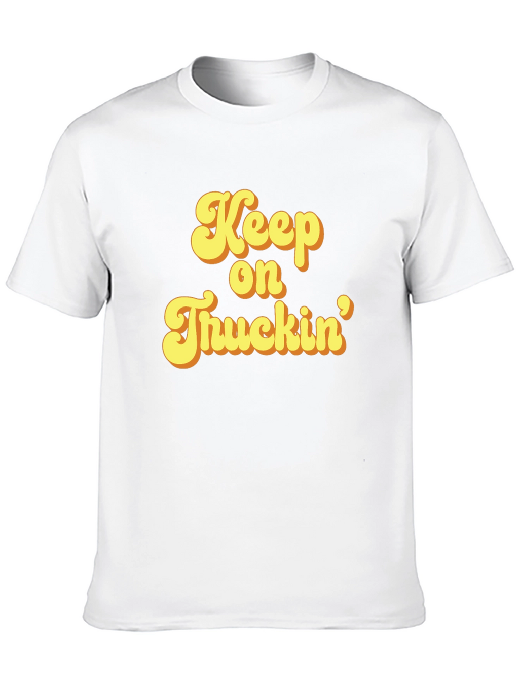 Keep On Truckin Black Graphic T-Shirt