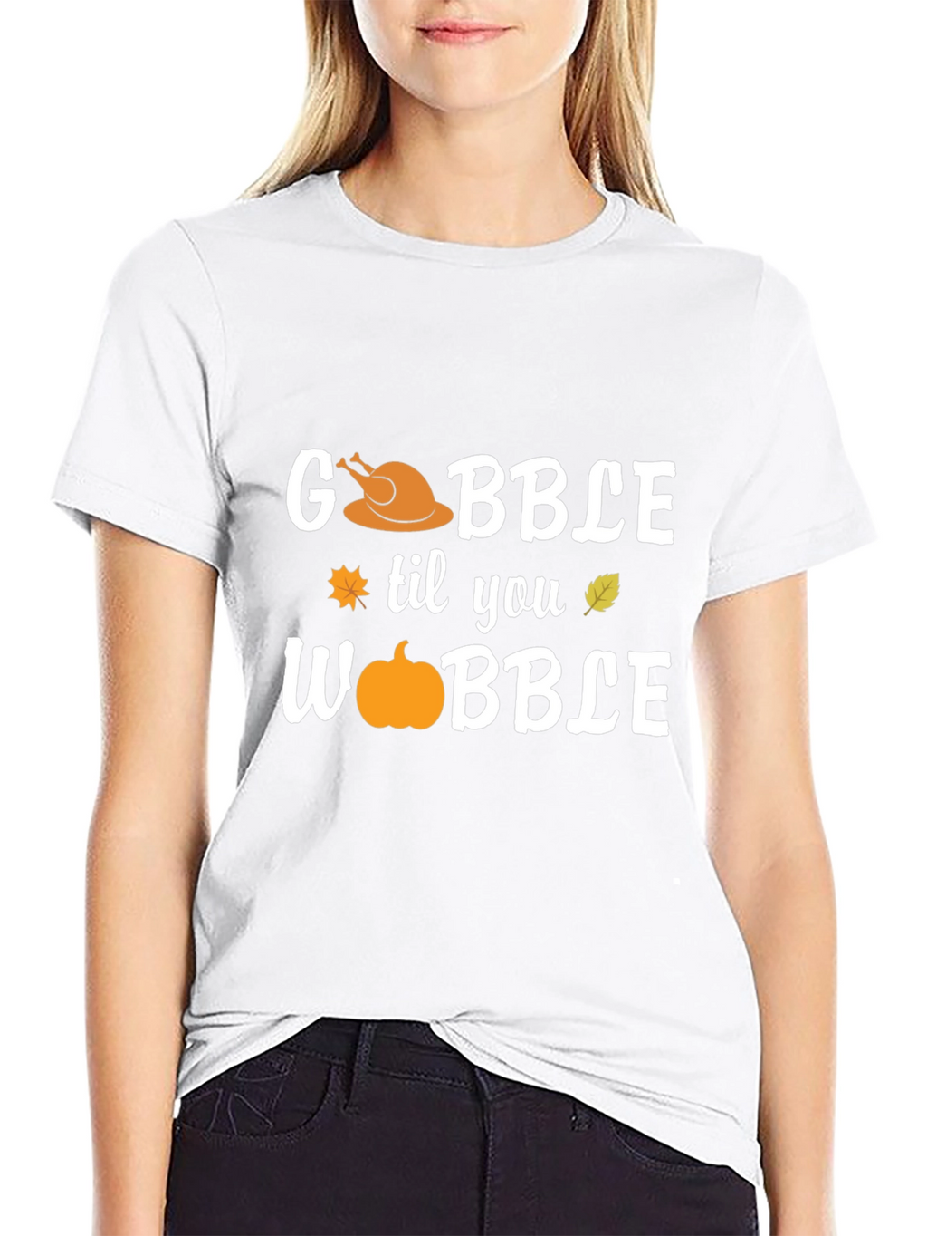 Gobble Til You Wobble Thanksgiving T-Shirt