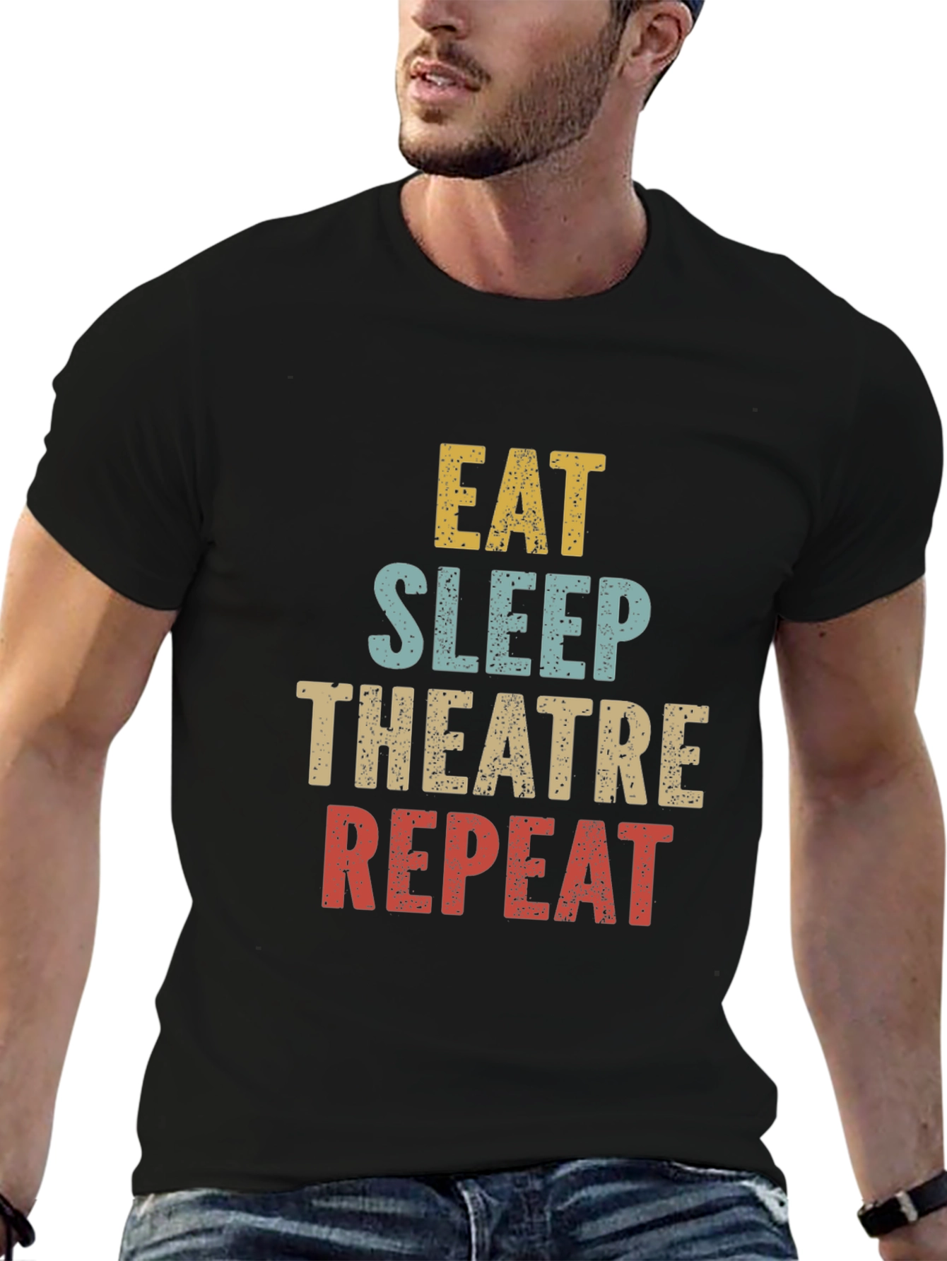 Eat Sleep Theatre Repeat T-Shirt