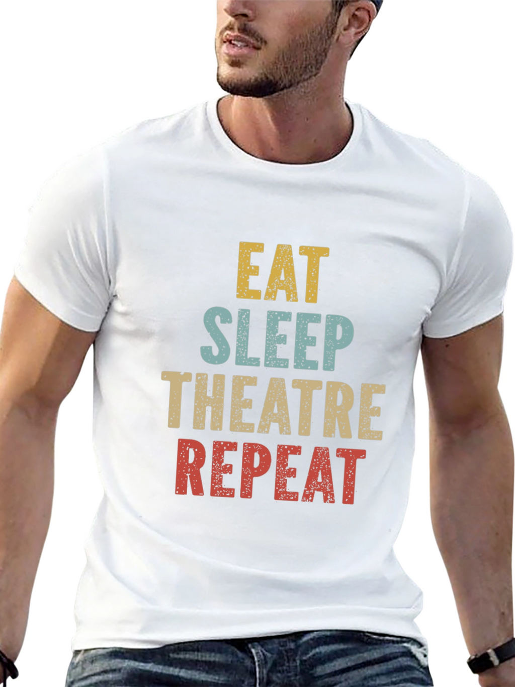Eat Sleep Theatre Repeat T-Shirt