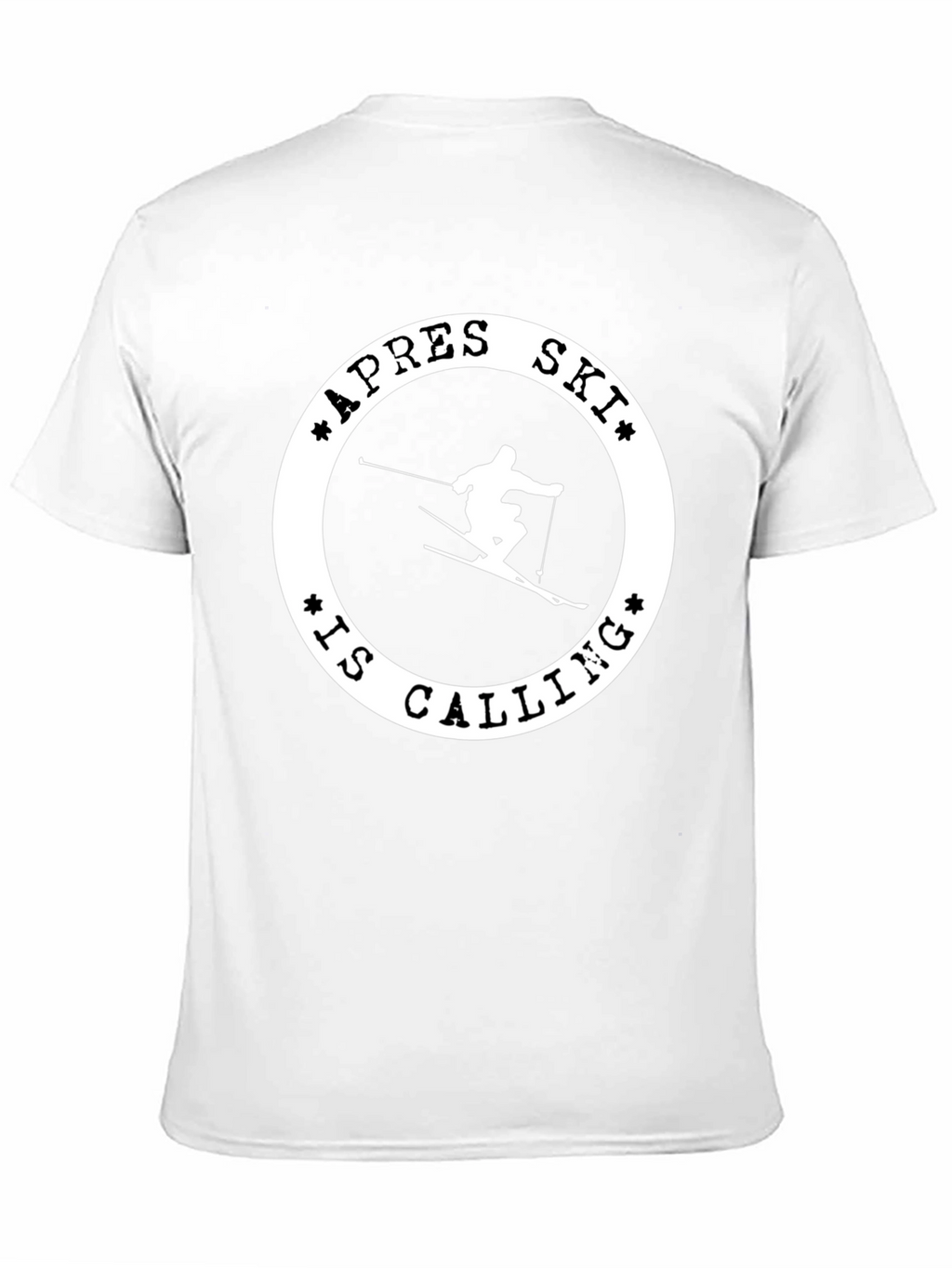 Apres Ski Calling T-Shirt - Black Graphic Tee