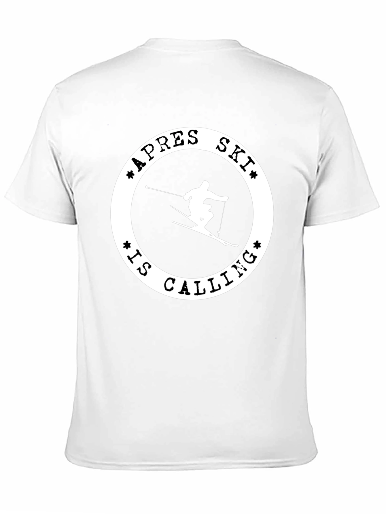 Apres Ski Calling T-Shirt - Black Graphic Tee