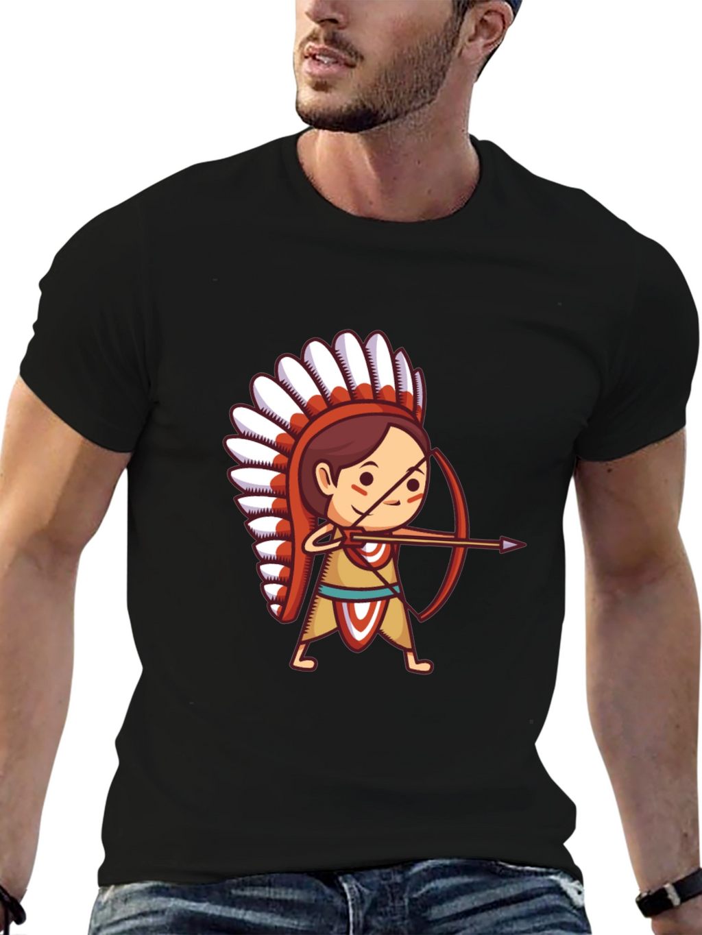 Native American Archer T-Shirt