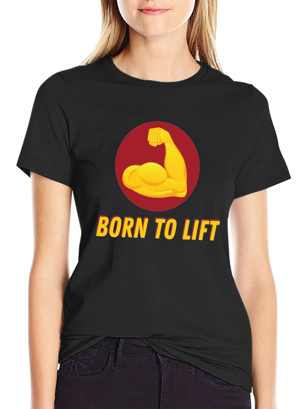 Born to Lift Black Graphic Tee
