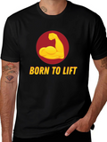 Born to Lift Black Graphic Tee
