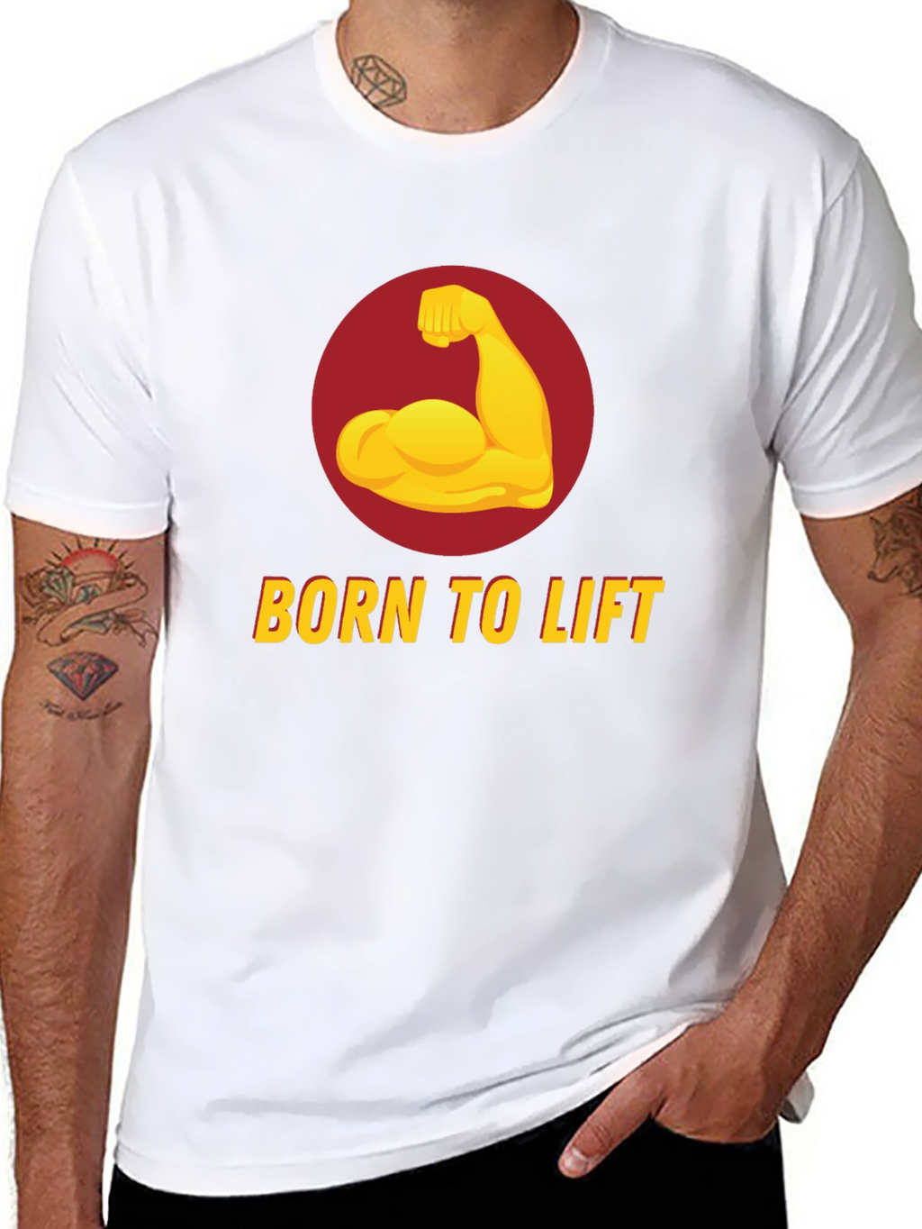 Born to Lift Black Graphic Tee
