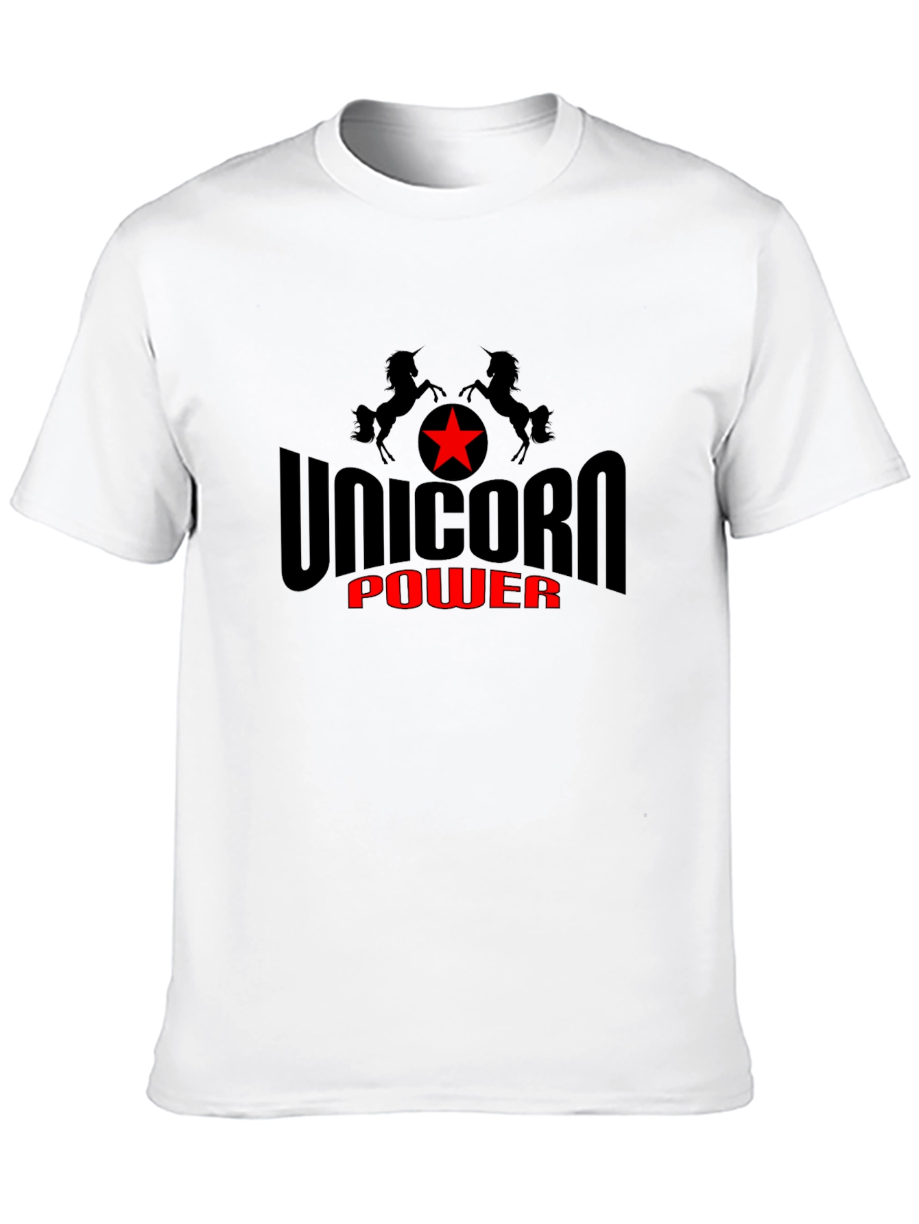 Unicorn Power Black T-Shirt
