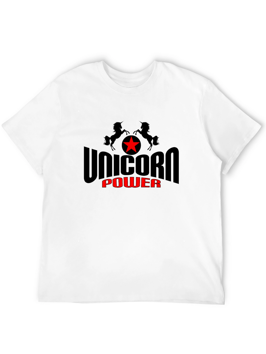 Unicorn Power Black T-Shirt