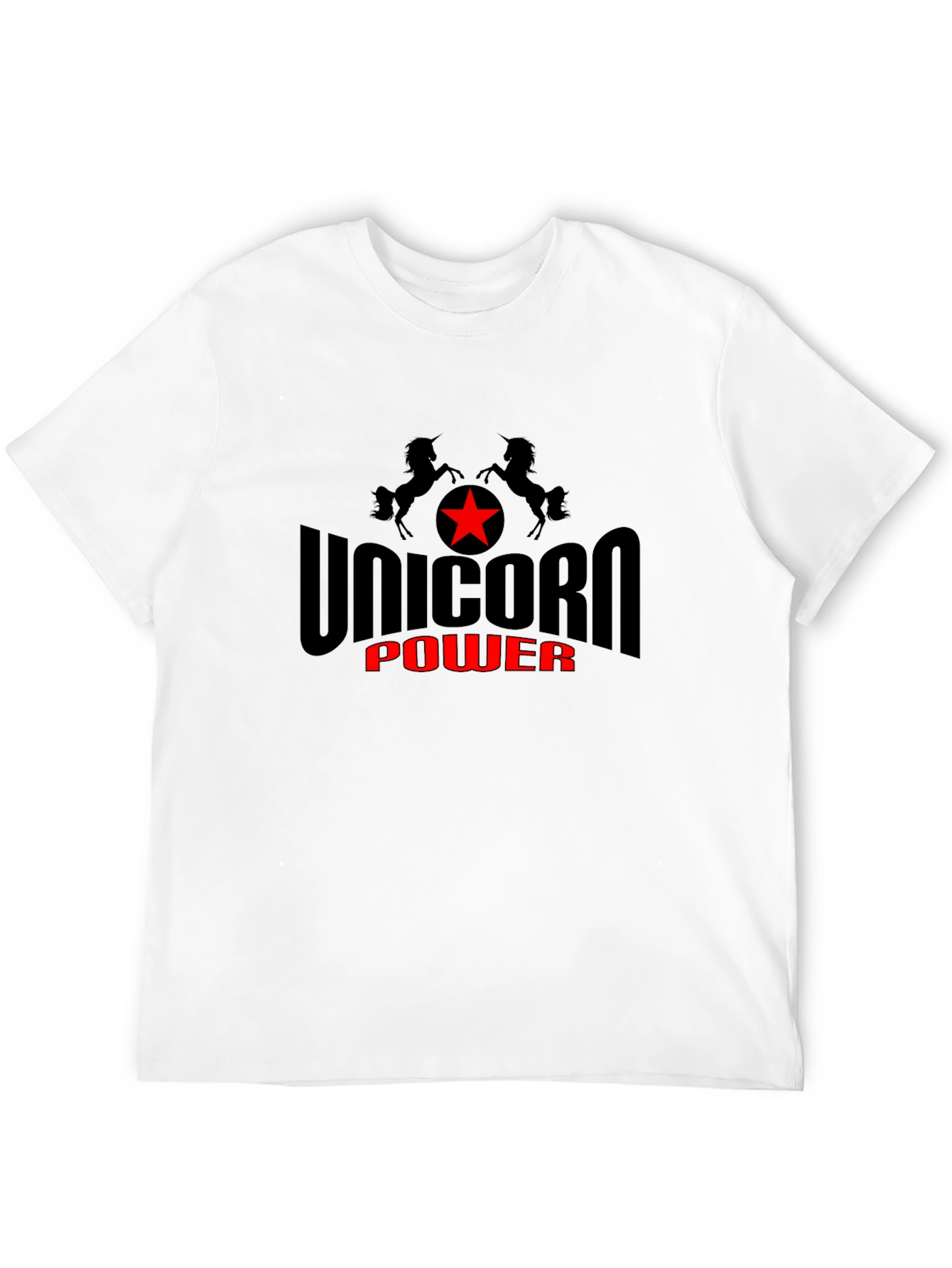 Unicorn Power Black T-Shirt