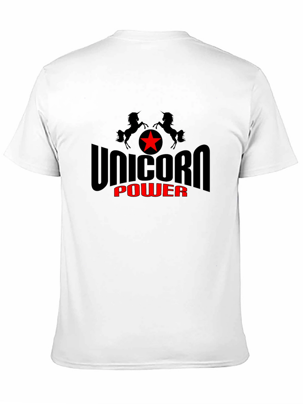 Unicorn Power Black T-Shirt