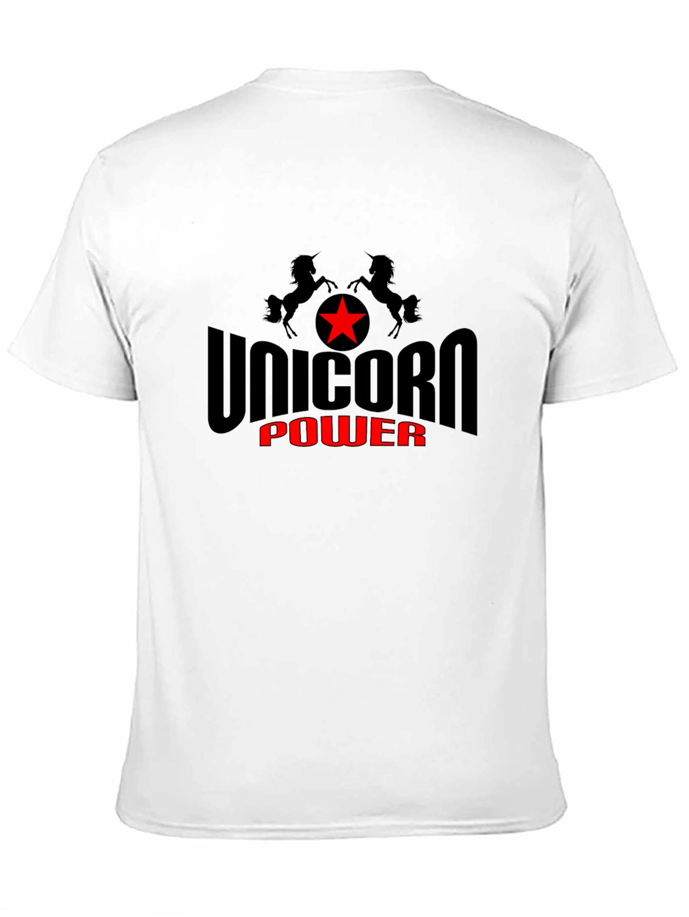 Unicorn Power Black T-Shirt