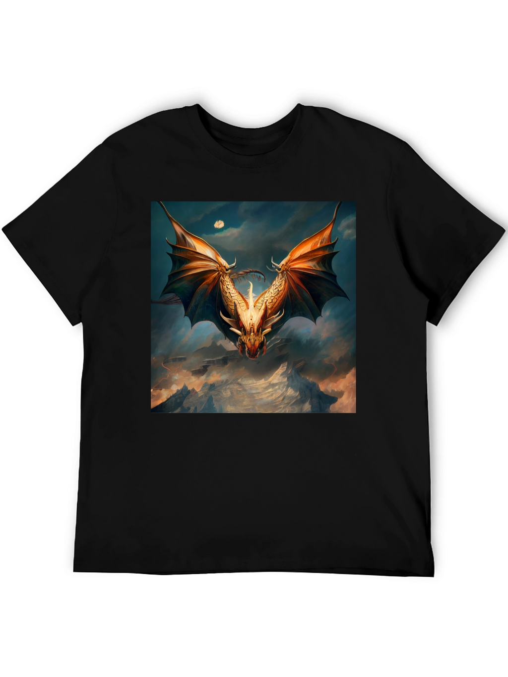 Epic Dragon T-Shirt - Fantasy Art Tee