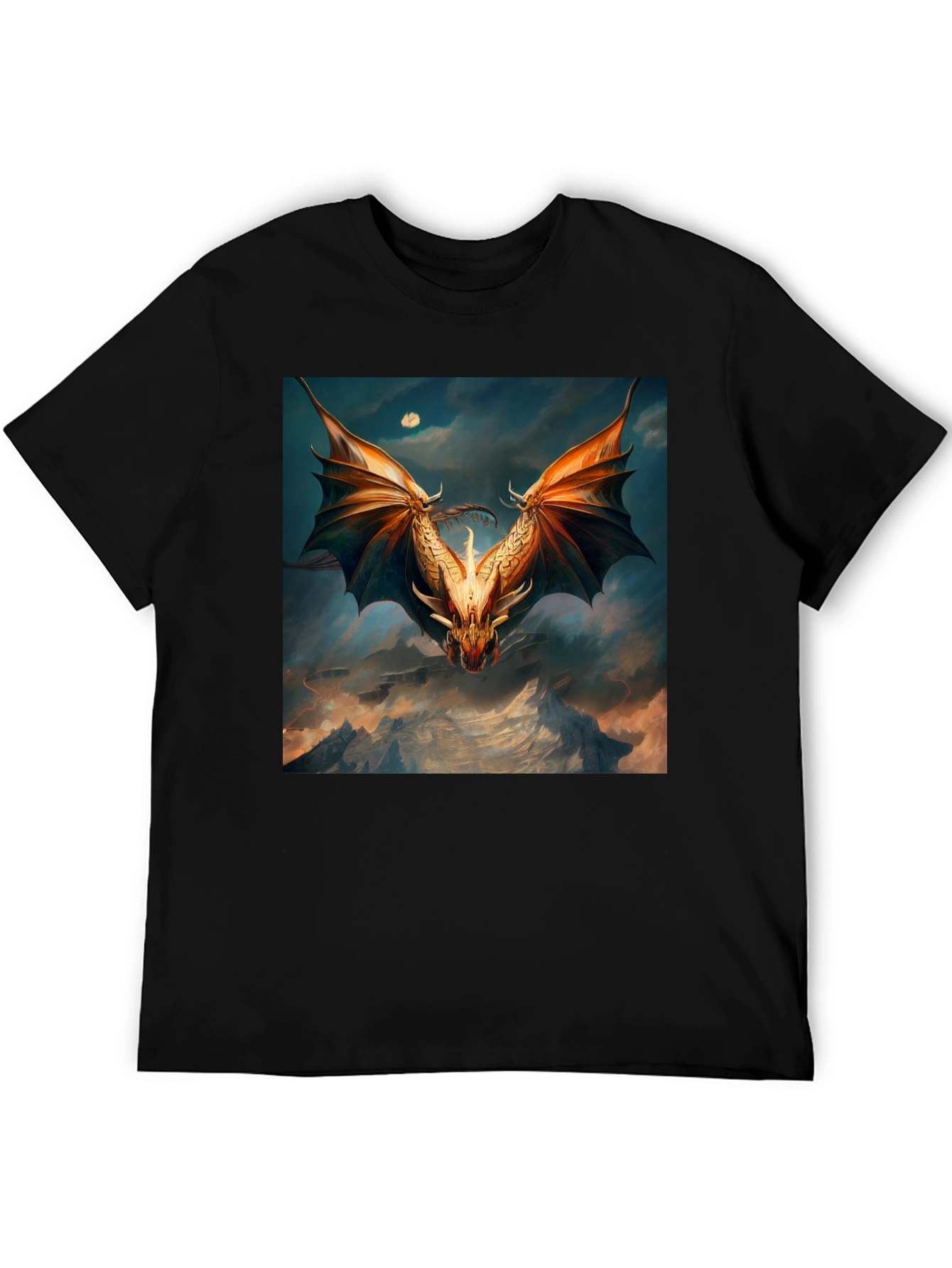 Epic Dragon T-Shirt - Fantasy Art Tee