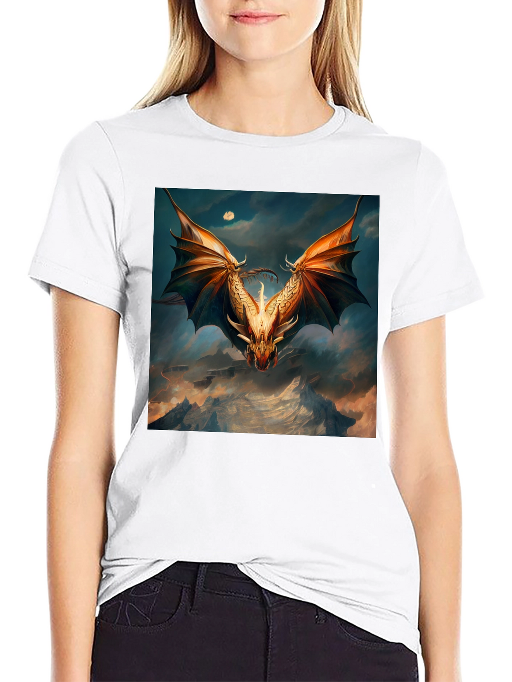 Epic Dragon T-Shirt - Fantasy Art Tee
