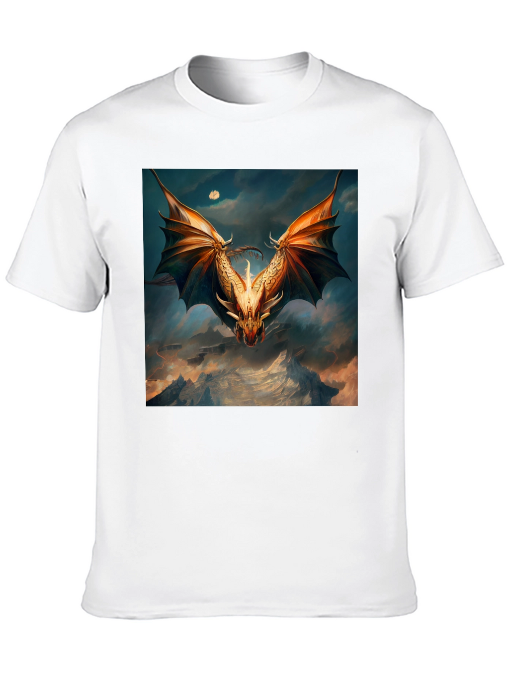 Epic Dragon T-Shirt - Fantasy Art Tee