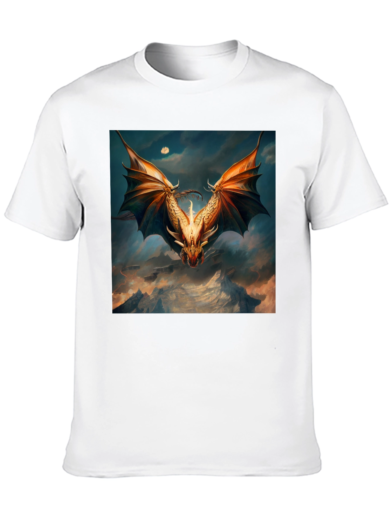 Epic Dragon T-Shirt - Fantasy Art Tee