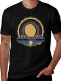 Mountain & Sun Graphic Tee - Black