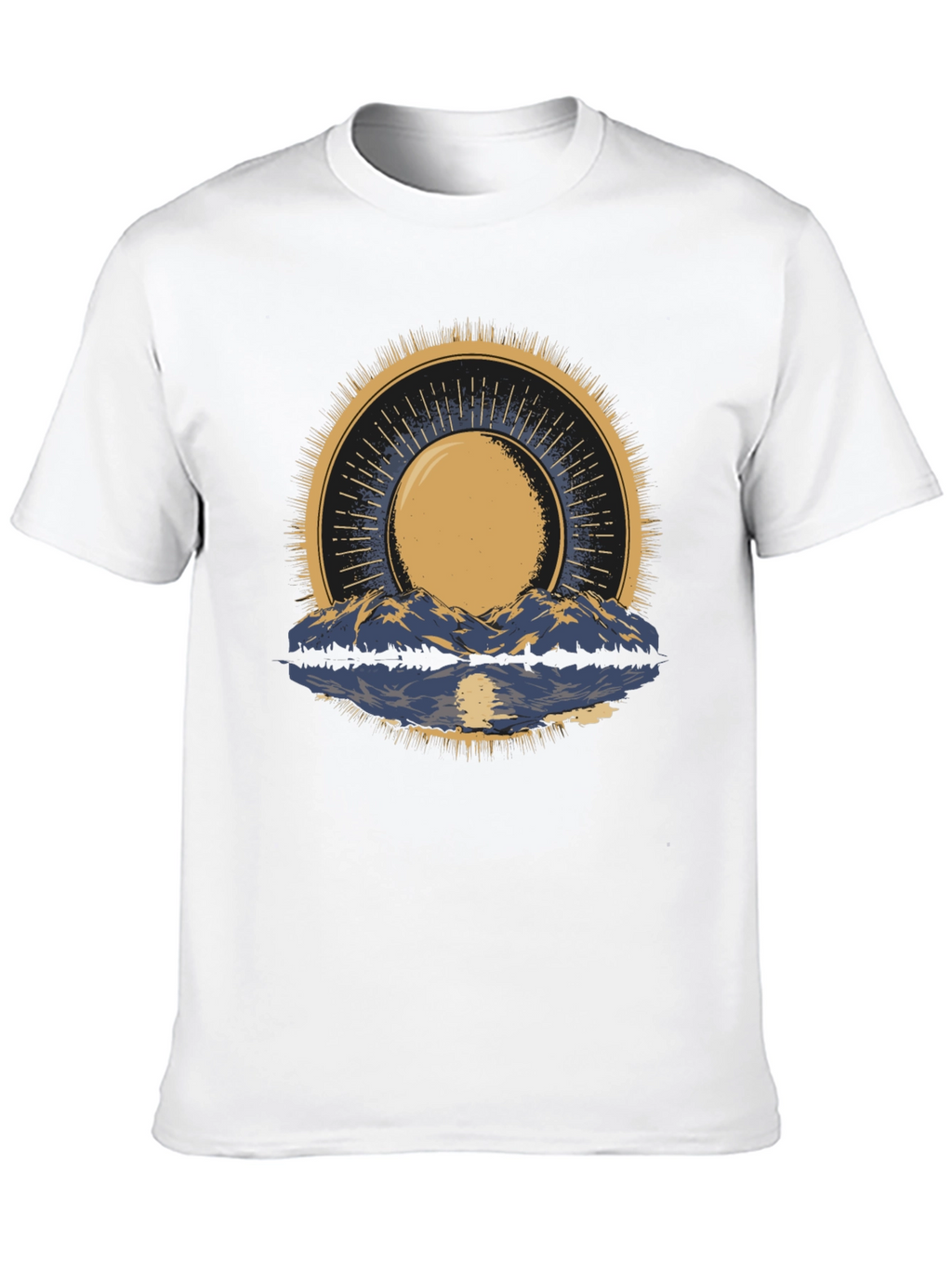 Mountain & Sun Graphic Tee - Black