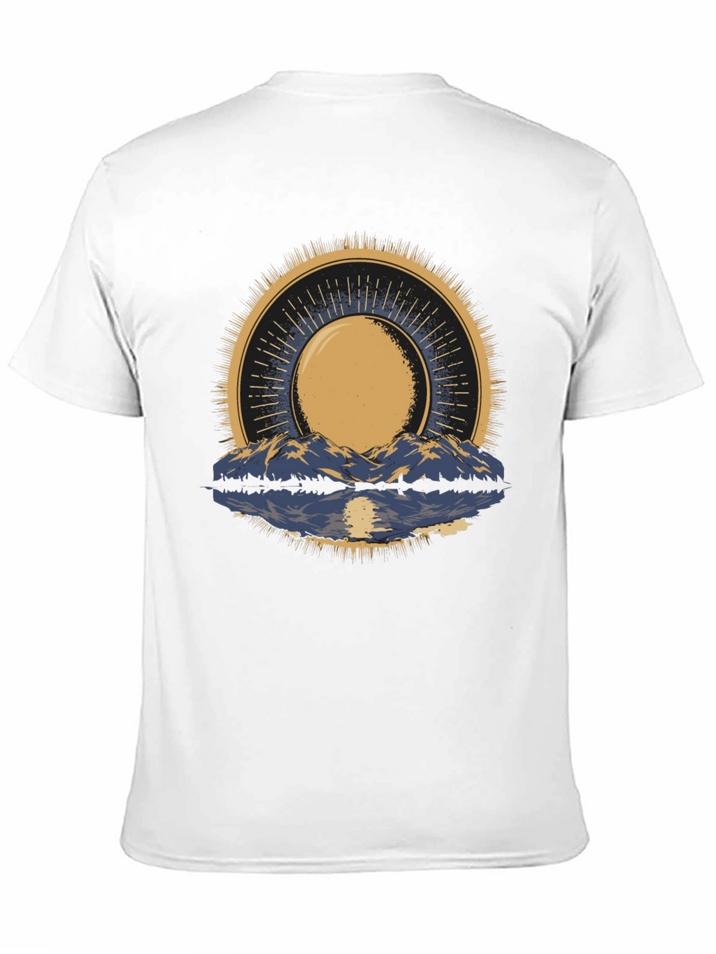 Mountain & Sun Graphic Tee - Black