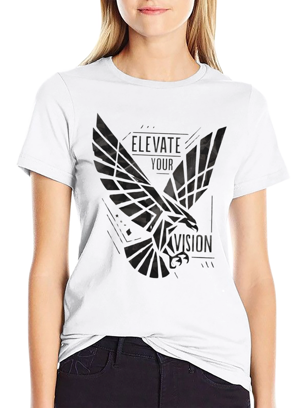 Elevate Your Vision Graphic Tee - Black