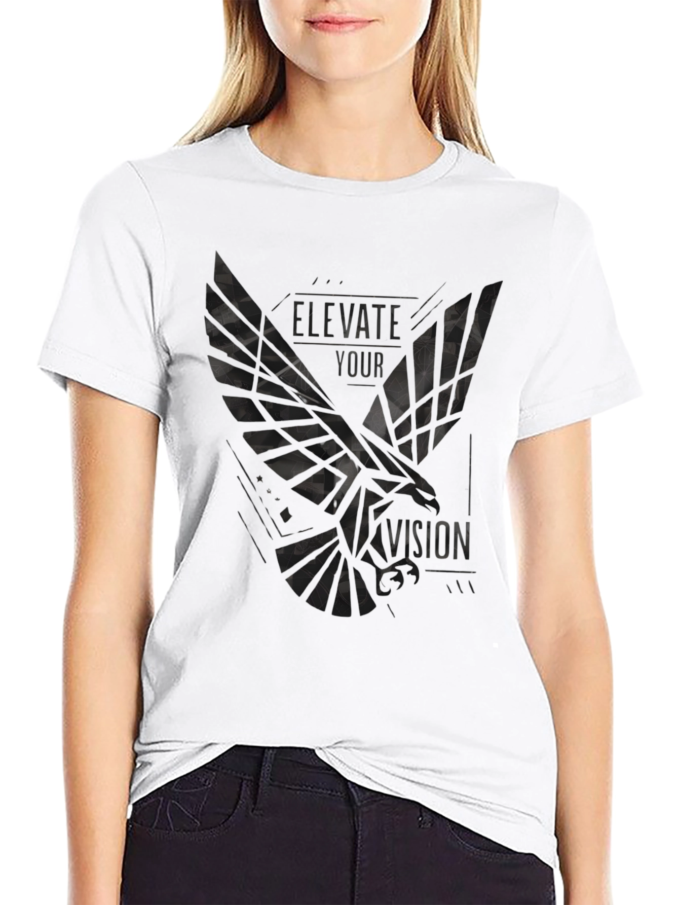 Elevate Your Vision Graphic Tee - Black