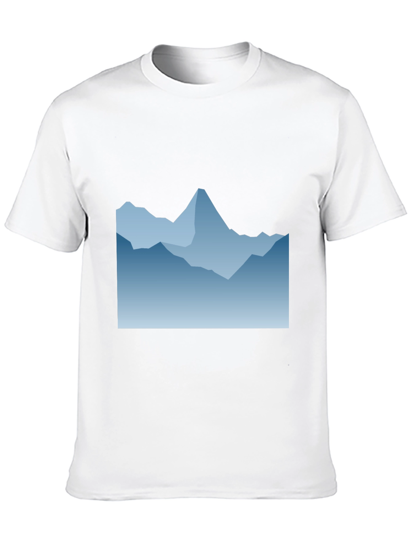 Blue Mountain Graphic Black T-Shirt