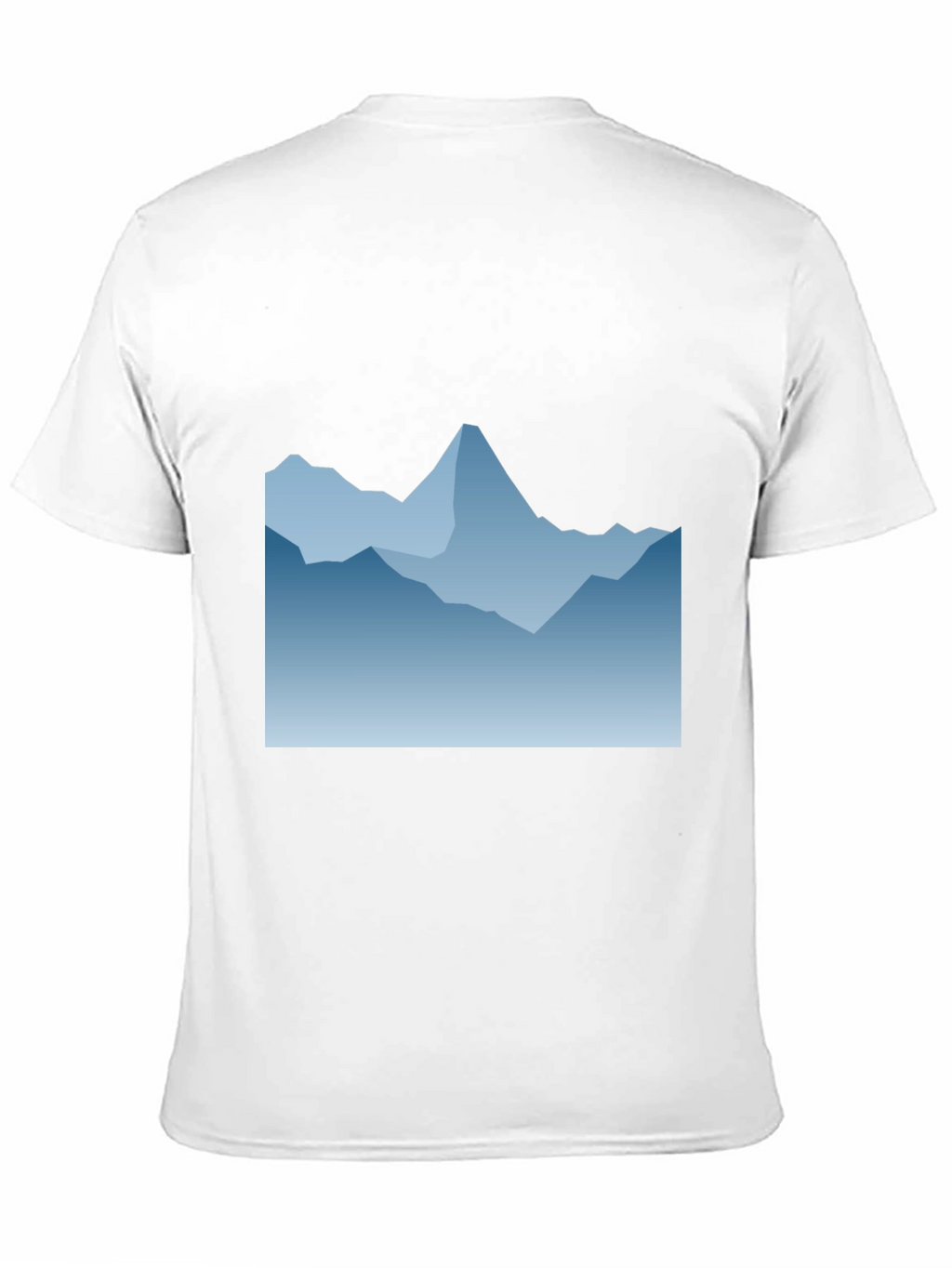 Blue Mountain Graphic Black T-Shirt