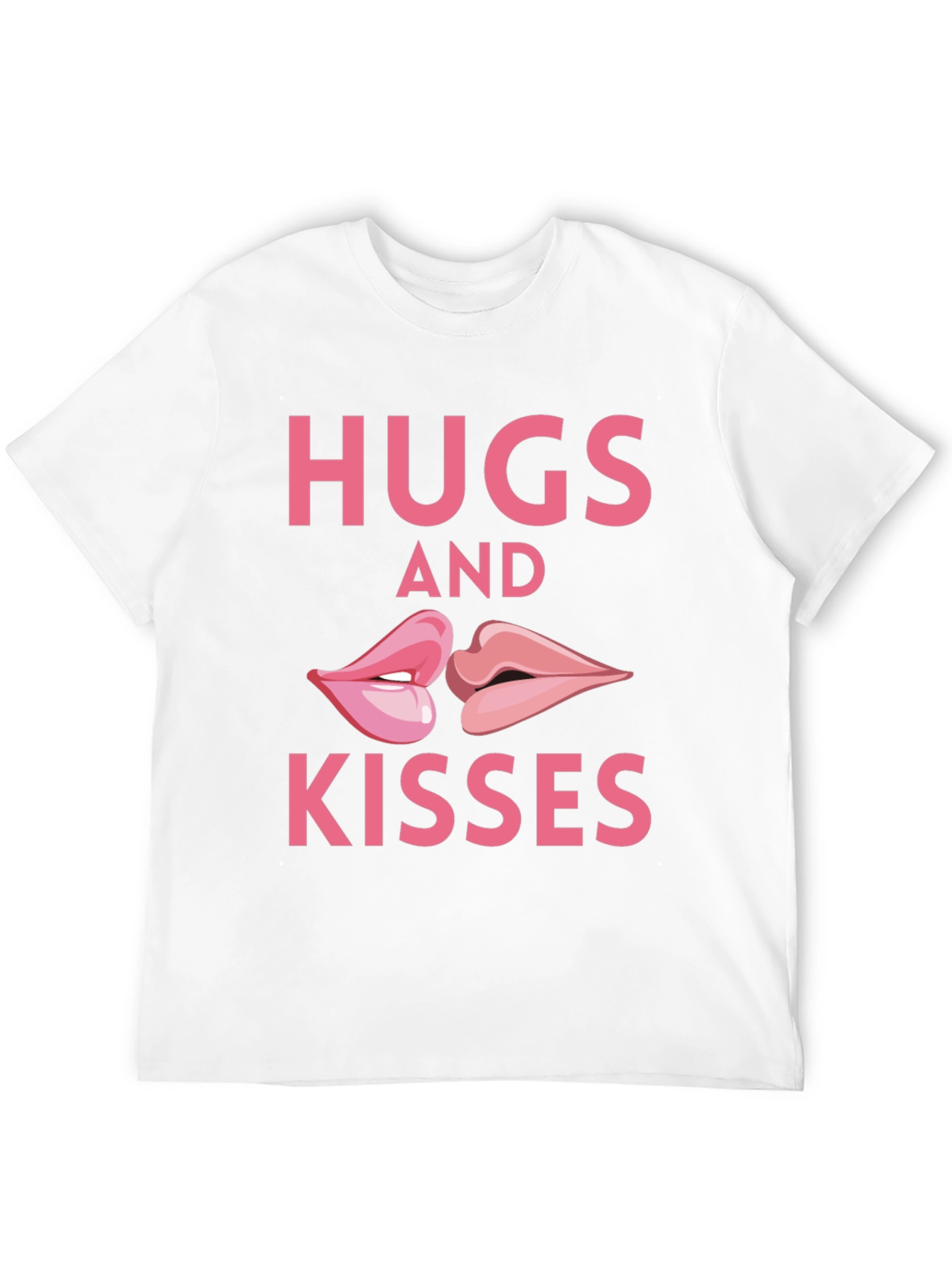 Hugs & Kisses Graphic T-Shirt - Black