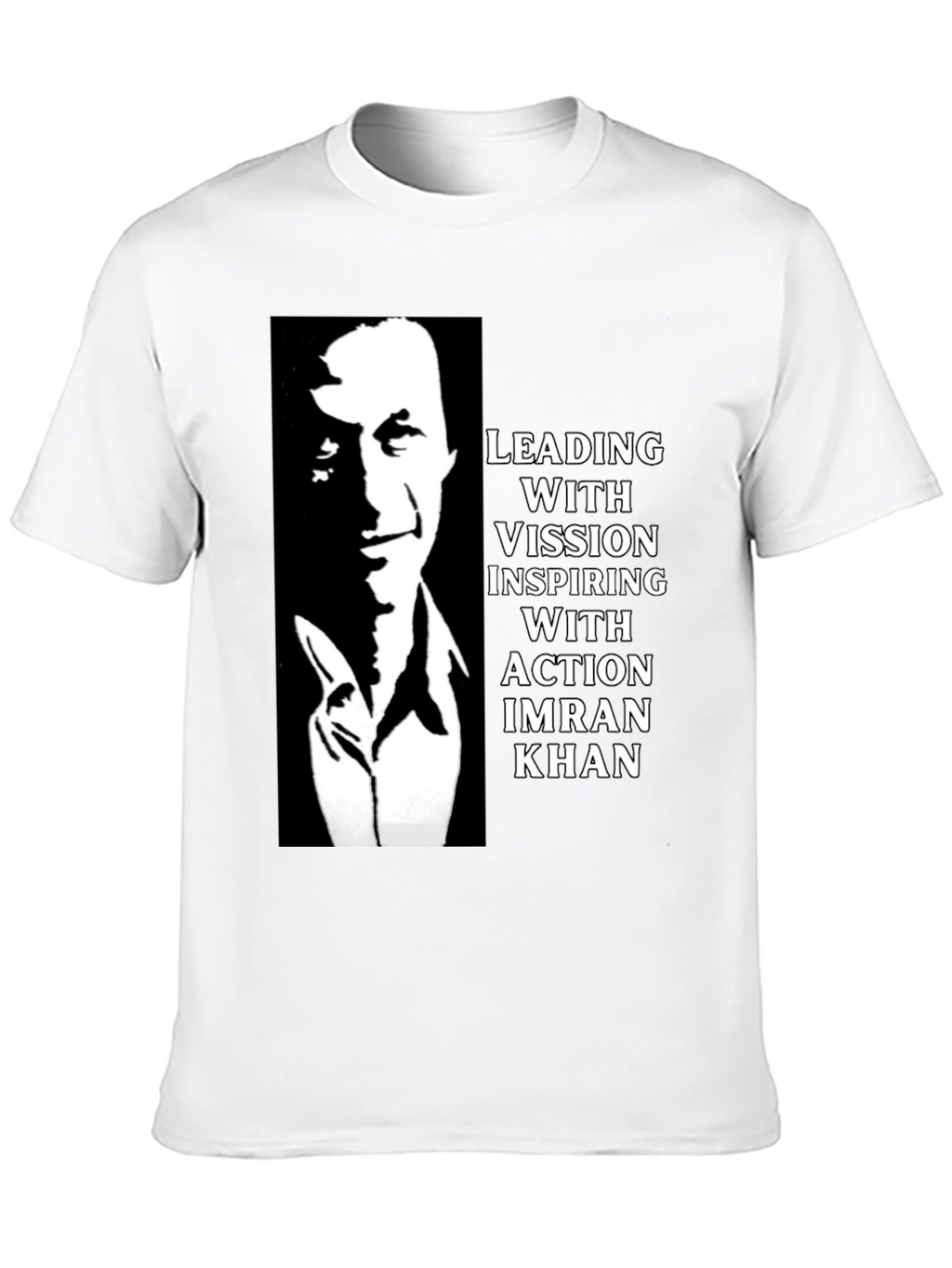 Imran Khan Leading with Vision Graphic T-Shirt