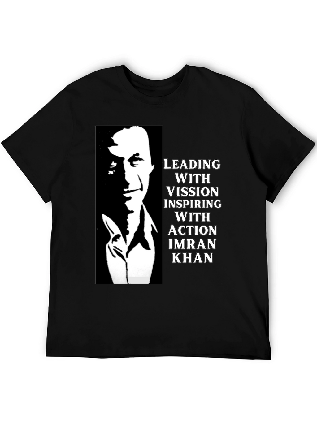 Imran Khan Leading with Vision Graphic T-Shirt