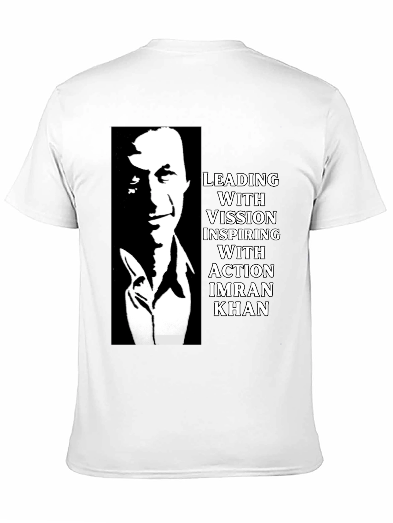 Imran Khan Leading with Vision Graphic T-Shirt